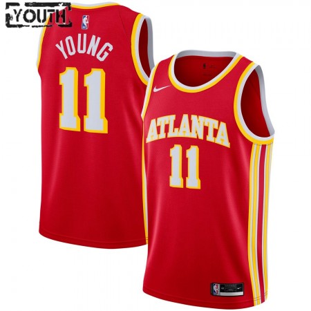 Maillot Basket Atlanta Hawks Trae Young 11 2020-21 Nike Icon Edition Swingman - Enfant
